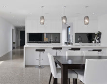 Load image into Gallery viewer, Infinity Pendant Lamp - Smoke Crystal - W:20 H:38cm