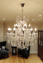 Load image into Gallery viewer, Maria Theresa Crystal Chandelier Grande 19 Light - CHROME