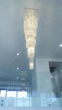 Load image into Gallery viewer, Modena Entrance Crystal Pendant Light - 5 Tier Round - W:40 H:170