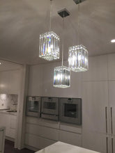 Load image into Gallery viewer, Modular Single Light Pendant - Square - Chrome Fixtures