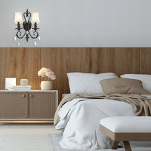 Load image into Gallery viewer, ARIA - Hampton Double Arm Wall Sconce - Dark Bronze