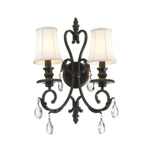 Load image into Gallery viewer, ARIA - Hampton Double Arm Wall Sconce - Dark Bronze