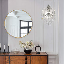 Load image into Gallery viewer, AMERICANA 3 Light Wall Sconce - Silver Plated