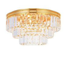 Load image into Gallery viewer, Jordan Collection - Flush Mount Chandelier - 40cm - Gold Plated
