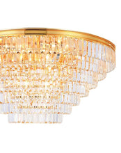 Load image into Gallery viewer, Jordan Collection - Flush Mount Chandelier - 90cm - Gold Plated