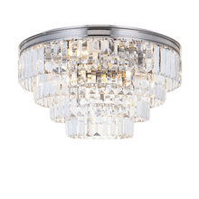 Load image into Gallery viewer, Jordan Collection - Flush Mount Chandelier - 50cm - Nickel Plated
