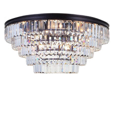 Load image into Gallery viewer, Jordan Collection - Flush Mount Chandelier - 70cm - Warm Bronze