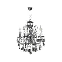 Load image into Gallery viewer, NewYork Princess 4 Arm SMOKE Chandelier - W:42cm