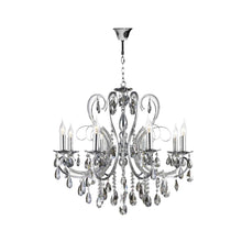 Load image into Gallery viewer, NewYork Princess 8 Arm Chandelier - SMOKE - W:70