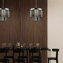 Load image into Gallery viewer, NewYork Oasis Chandelier- 2 Layer - Smoke Finish - W:40cm