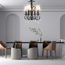 Load image into Gallery viewer, ARIA - Hampton 4 Arm Chandelier - Dark Bronze