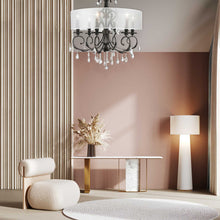 Load image into Gallery viewer, ARIA - Hampton 6 Arm Chandelier - Dark Bronze - Orb Outer Shade