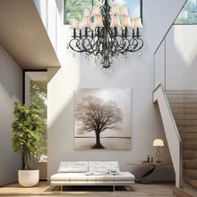 Load image into Gallery viewer, ARIA - Hampton 18 Arm Chandelier - Dark Bronze