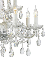 Load image into Gallery viewer, Bohemian Brilliance 12 Arm Crystal Chandelier- CHROME - Designer Chandelier