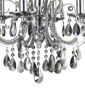 Load image into Gallery viewer, NewYork Princess 4 Arm SMOKE Chandelier - W:42cm - Designer Chandelier