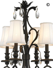 Load image into Gallery viewer, ARIA - Hampton 4 Arm Chandelier - Dark Bronze - Designer Chandelier