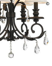 Load image into Gallery viewer, ARIA - Hampton 4 Arm Chandelier - Dark Bronze - Designer Chandelier