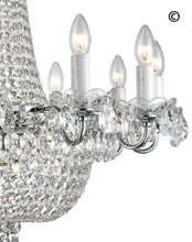 Load image into Gallery viewer, NewYork Empress - Basket Chandelier - Chrome - Width: 75cm - Designer Chandelier