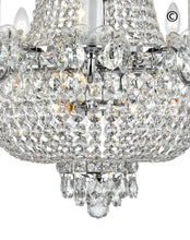 Load image into Gallery viewer, NewYork Empress - Basket Chandelier - Chrome - Width: 75cm - Designer Chandelier