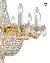 Load image into Gallery viewer, NewYork Empress - Basket Chandelier - Gold - Width: 75cm - Designer Chandelier
