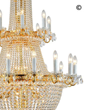 Load image into Gallery viewer, NewYork Empress - Basket Chandelier - Gold - Width: 102cm - Designer Chandelier