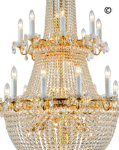 Load image into Gallery viewer, NewYork Empress - Basket Chandelier - Gold - Width: 102cm - Designer Chandelier