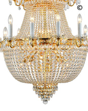 Load image into Gallery viewer, NewYork Empress - Basket Chandelier - Gold - Width: 102cm - Designer Chandelier