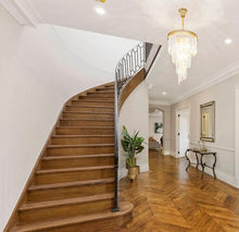 Load image into Gallery viewer, NewYork Oasis Spiral Chandelier - Gold - Width: 40cm