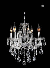 Load image into Gallery viewer, Maria Theresa 4 Light Crystal Chandelier - CHROME - Designer Chandelier