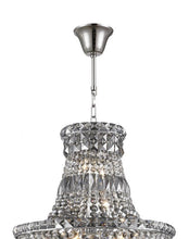 Load image into Gallery viewer, Empress Crystal Basket Chandelier - SMOKE- 12 Light