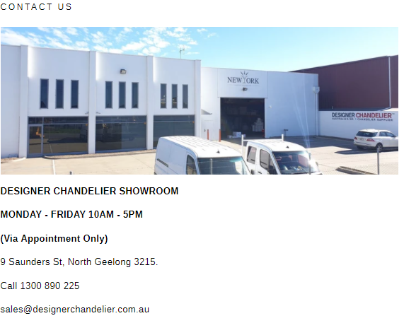 Designer Chandelier is here for you!