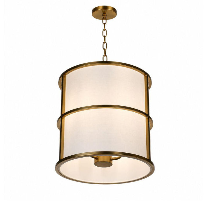 Dixon Collection - Chandelier - Satin Brass - W:33cm