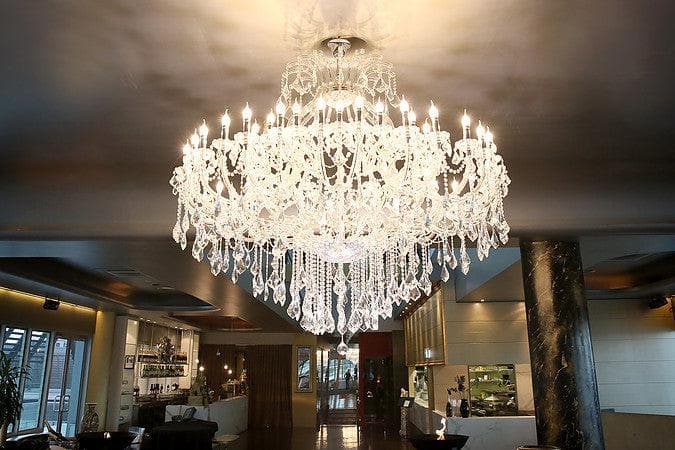Maria Theresa Crystal Chandelier 48 Light- CHROME - Designer Chandelier Australia