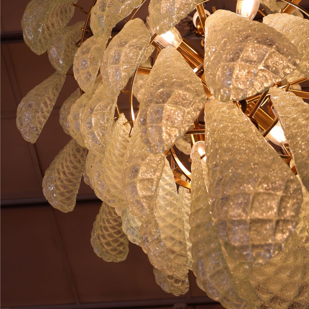 Libby Collection - 16 Lights Chandelier - Green