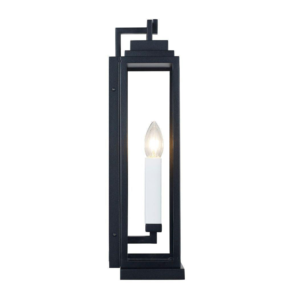 Atlas Collection - 2 Light - Wall Sconce - Matte Black - H:48cm