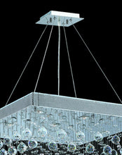 Load image into Gallery viewer, Square Cluster LED Crystal Chandelier - Width:70cm Height:90cm
