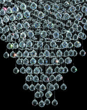 Load image into Gallery viewer, Square Cluster LED Crystal Chandelier - Width:70cm Height:90cm

