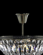 Load image into Gallery viewer, French Basket Semi Flush Mount Chandelier - Antique Bronze - Width: 40cm
