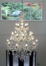 Load image into Gallery viewer, Bohemian Elegance 25 Light Crystal Chandelier- CHROME
