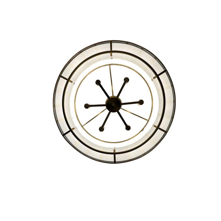 Fulton Collection - Chandelier - Satin Brass Frame - W:63cm