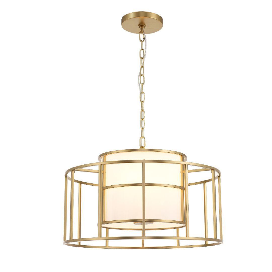 Dixon Collection - Chandelier - Satin Brass - W:64cm