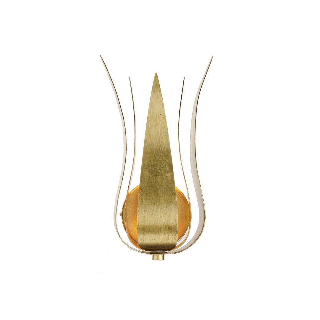 Laurel Collection - 1 Light Wall Sconce - Antique Gold