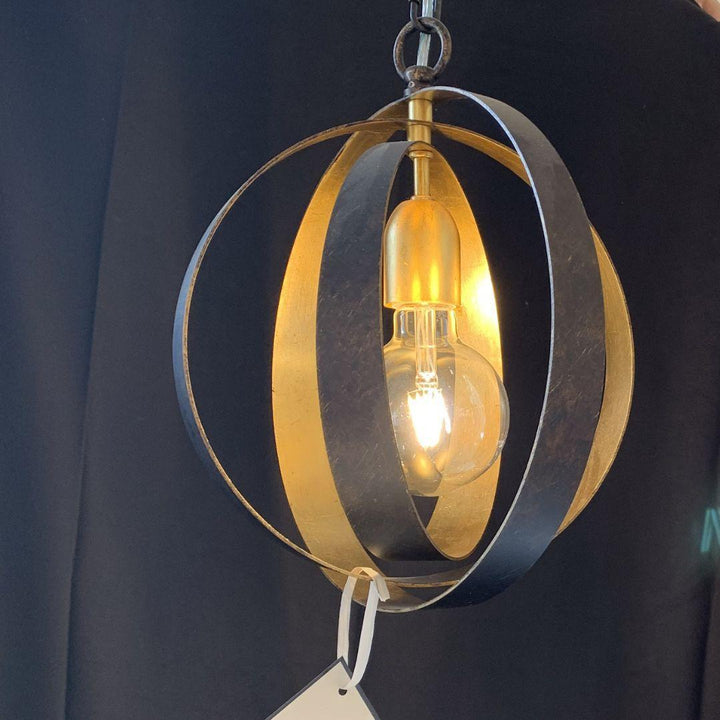 Carson Collection - 1 Light Pendant - English Bronze & Gold