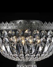 Load image into Gallery viewer, Royal French Basket Flush Mount Chandelier - Antique SILVER - W:40cm
