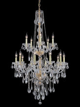 Load image into Gallery viewer, Bohemian Elegance 15 Light Crystal Chandelier- GOLD - Designer Chandelier 
