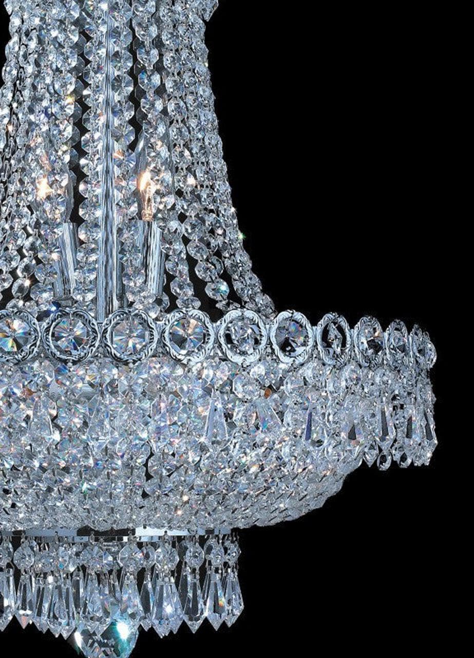 Empire Basket Chandelier - Chrome - 8 Light