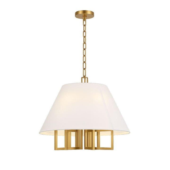 Strata Collection - Pendant - Satin Brass - W:60cm