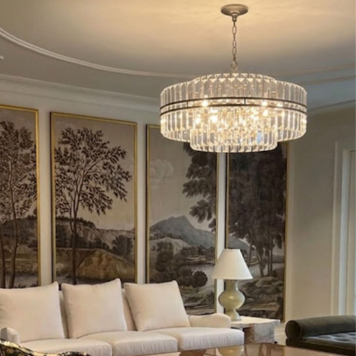 Ashton Collection - 68cm Chandelier - Champagne Finish