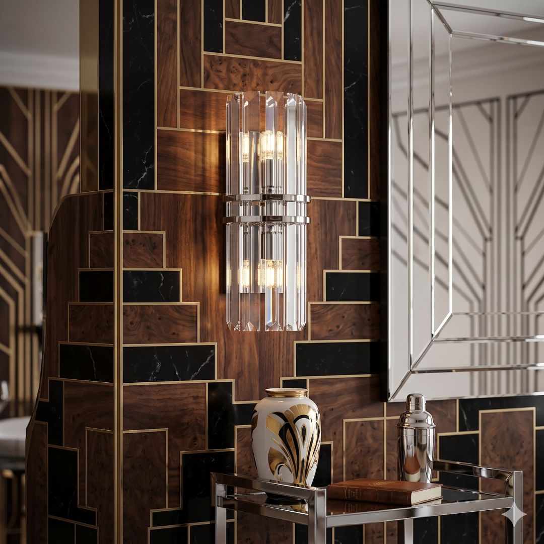 Ashton Collection - Wall Sconce - Nickel Plated