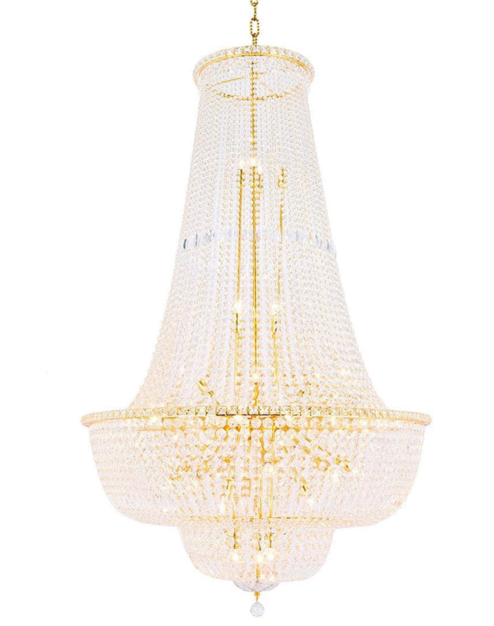 Empress Crystal Basket Chandelier - GOLD - 45 Light - Designer Chandelier Australia